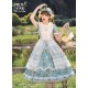 Mademoiselle Pearl Four Leaf Clover and Lime Blouse Apron Overdress JSK and Ops(Reservation/2 Colours/Full Payment Without Shipping)